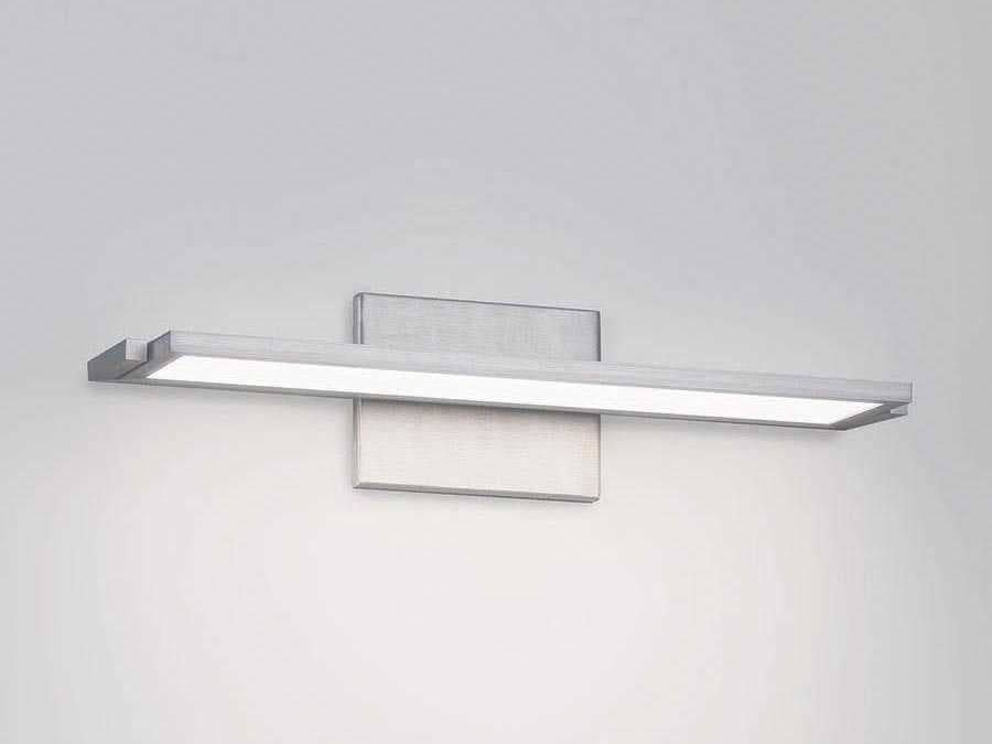 dweLED by WAC Lighting Line 1-Light Brushed Aluminum Gray LED Vanity Light