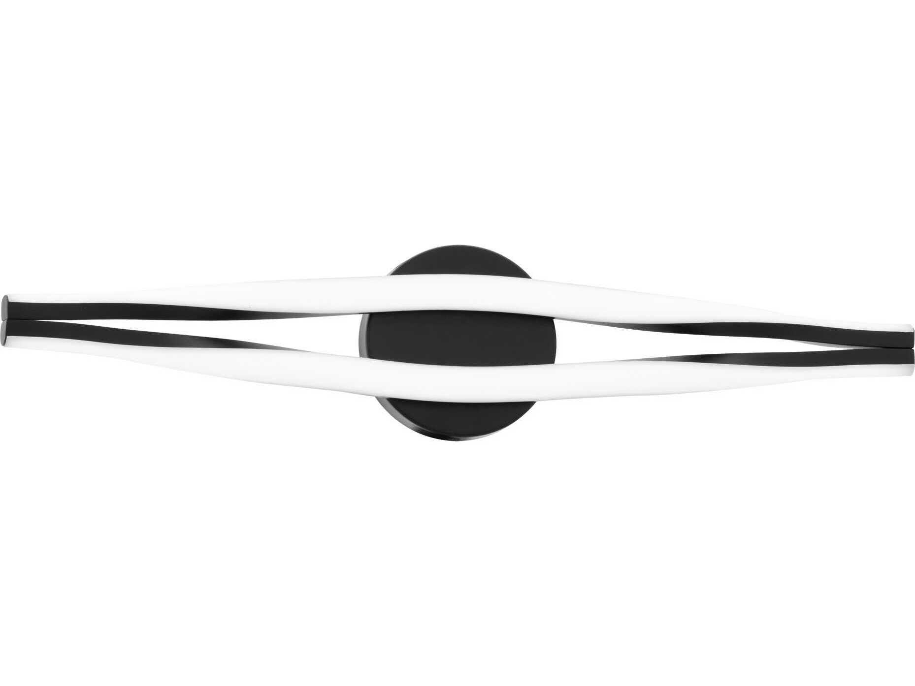 dweLED by WAC Lighting Jagger 2-Light Black Vanity Light