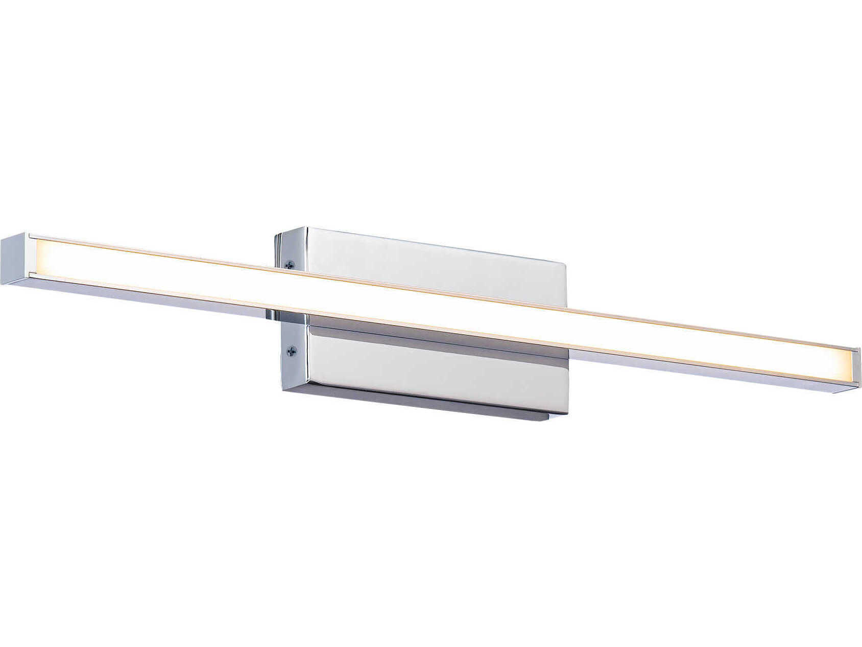 dweLED by WAC Lighting Parallax 1-Light Chrome LED Vanity Light