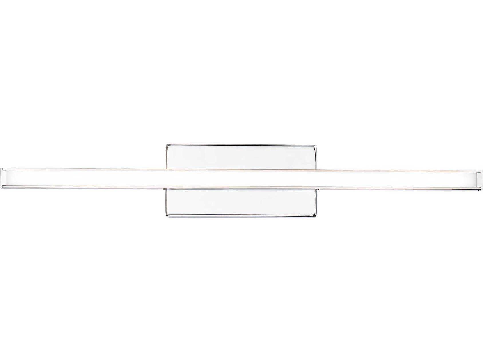 dweLED by WAC Lighting Parallax 1-Light Chrome LED Vanity Light