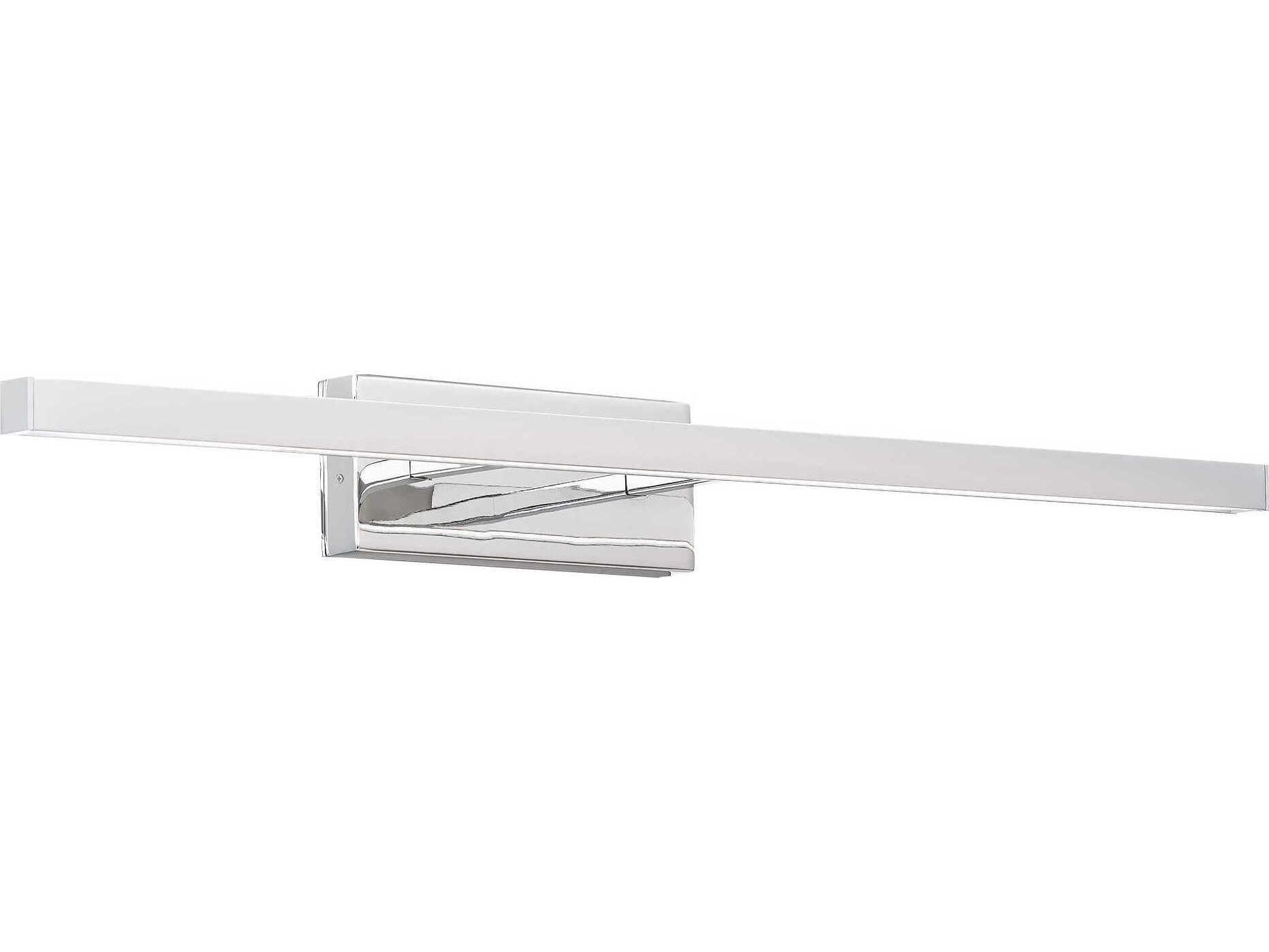 dweLED by WAC Lighting Parallax 1-Light Black LED Vanity Light