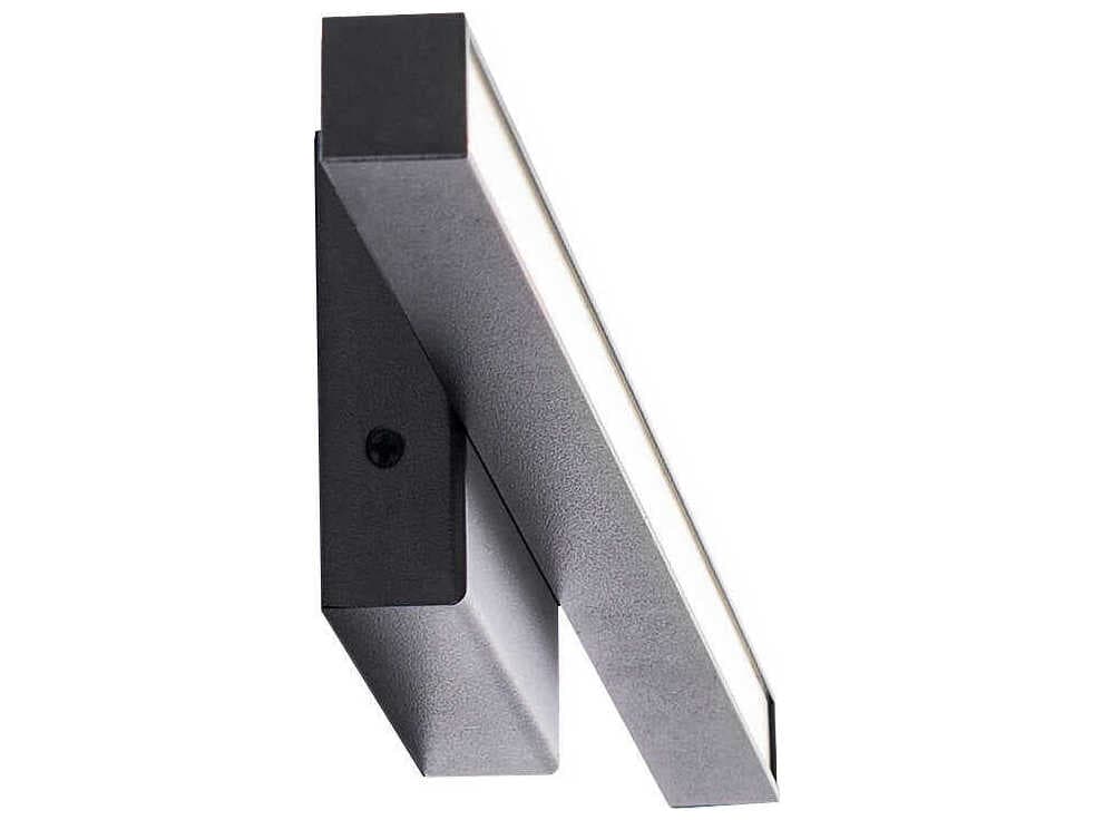 dweLED by WAC Lighting Parallax 1-Light Black LED Vanity Light