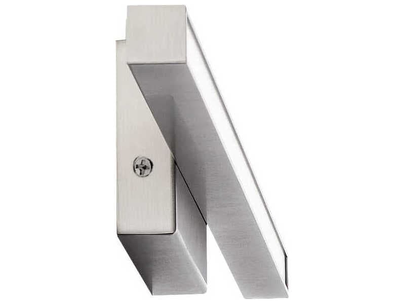 dweLED by WAC Lighting Parallax 1-Light Brushed Nickel LED Vanity Light