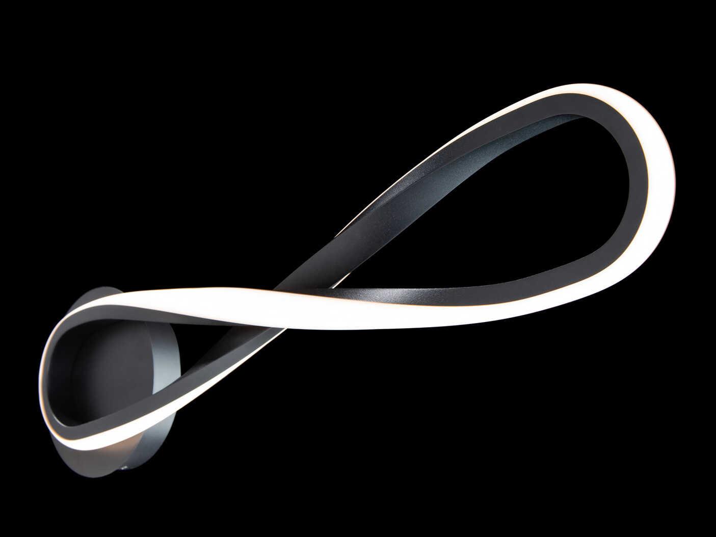 dweLED by WAC Lighting Marise 1-Light Black LED Wall Sconce