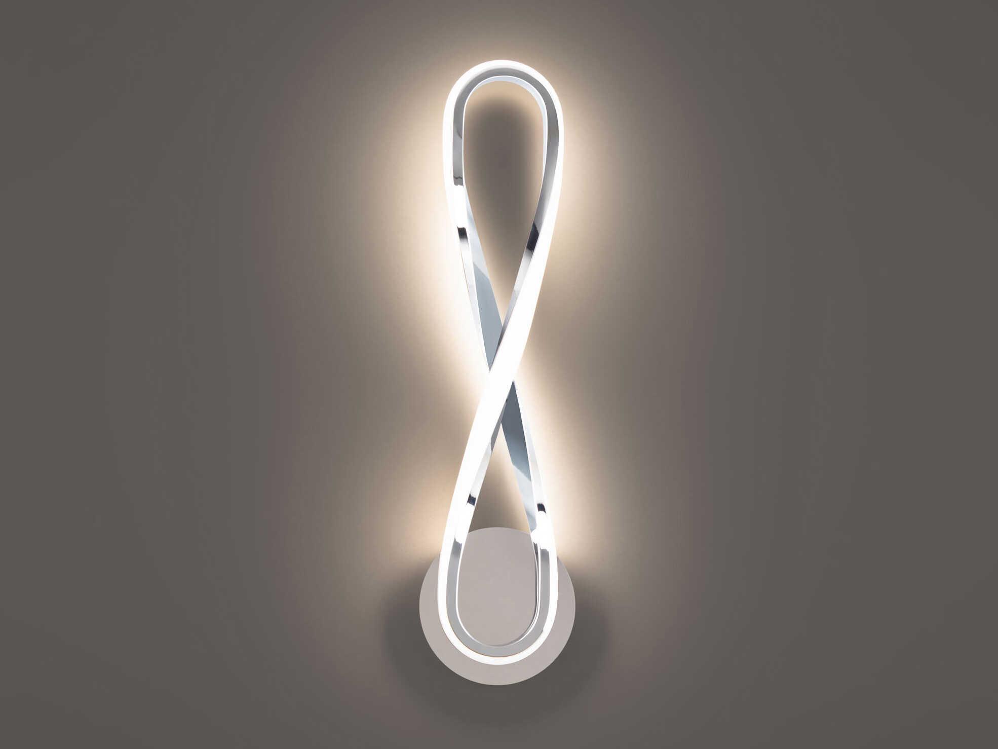 dweLED by WAC Lighting Marise 1-Light Chrome LED Wall Sconce