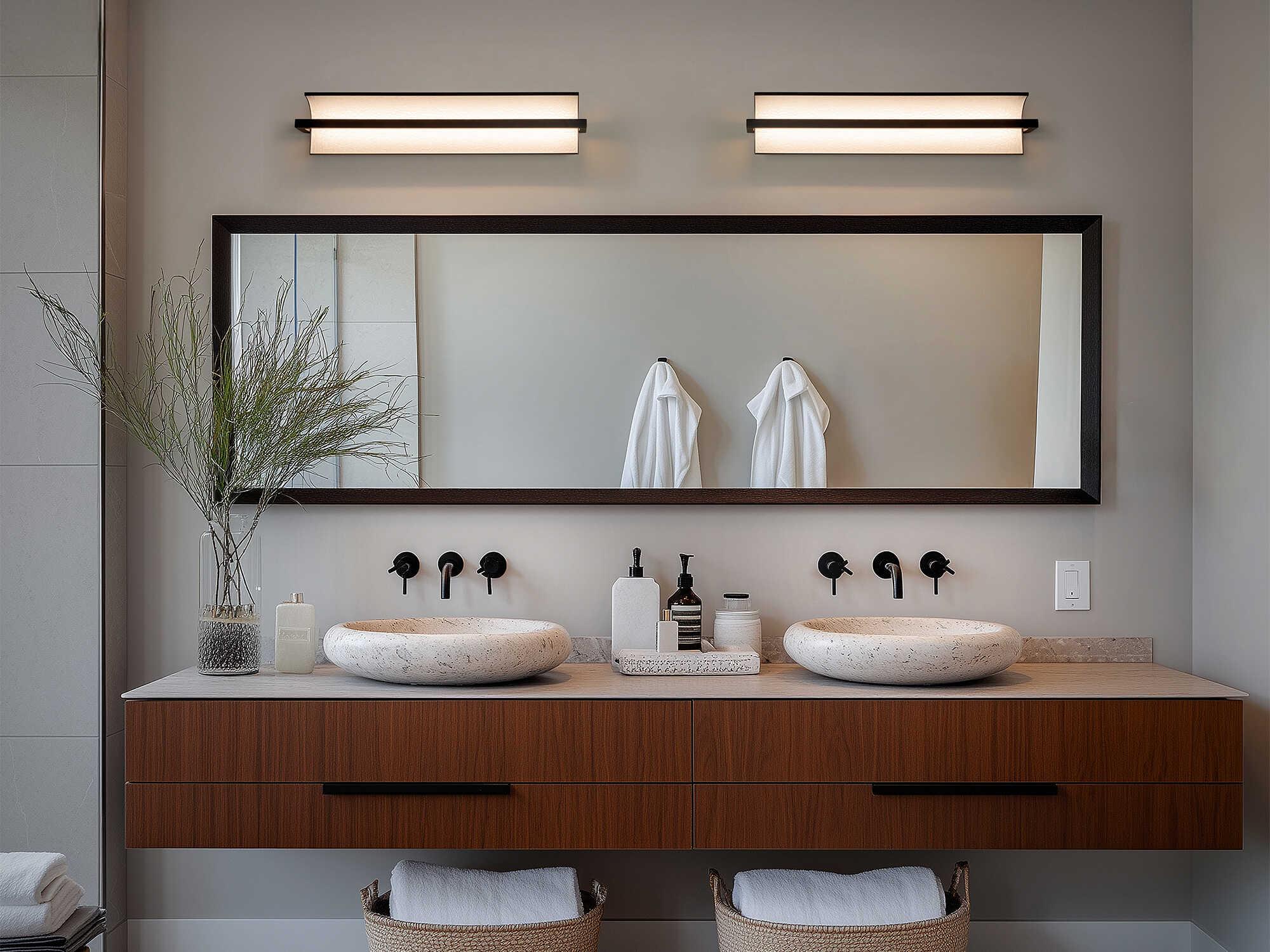 dweLED by WAC Lighting Shard 1-Light Black Vanity Light