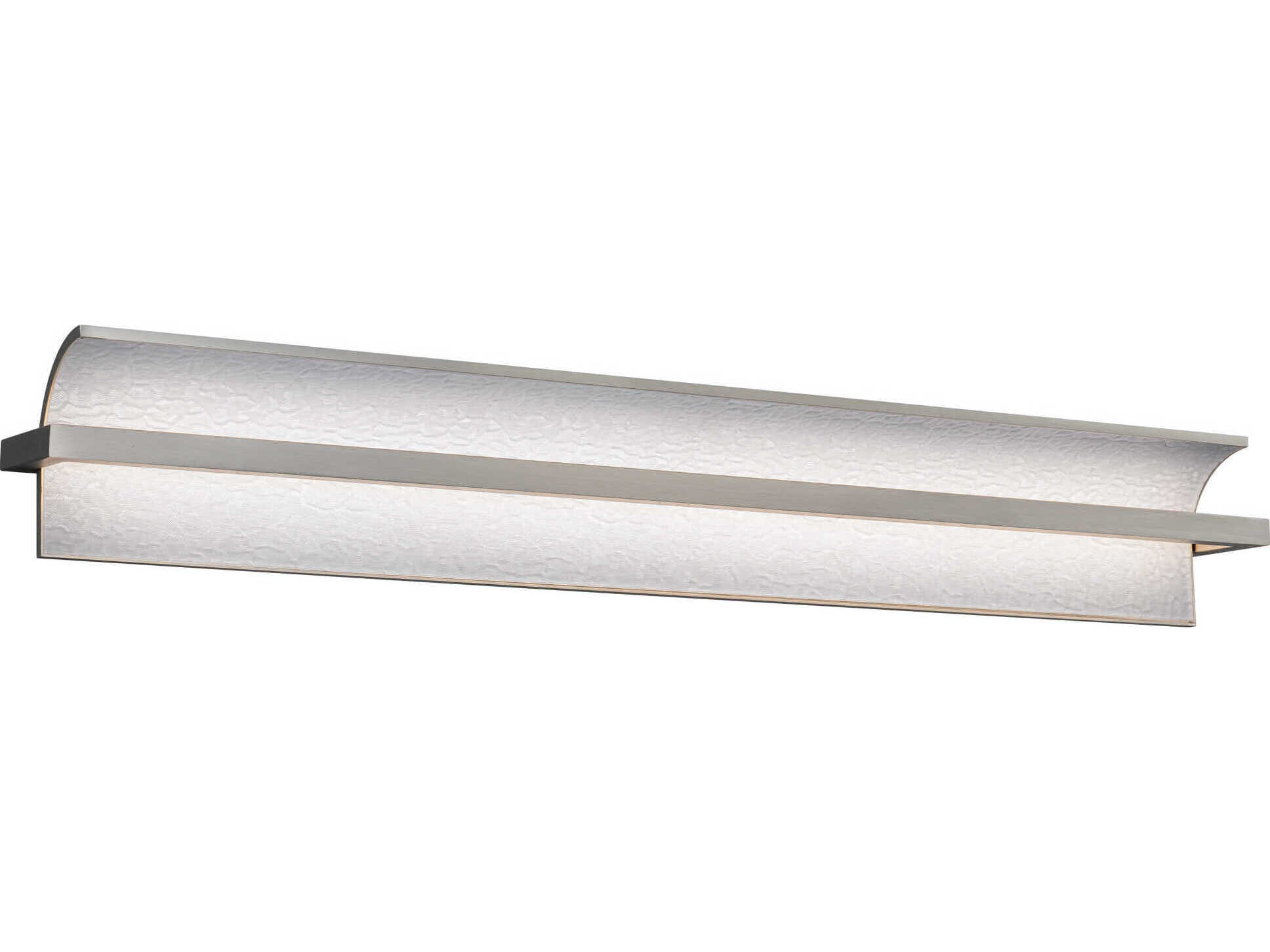 dweLED by WAC Lighting Shard 1-Light Brushed Nickel Vanity Light
