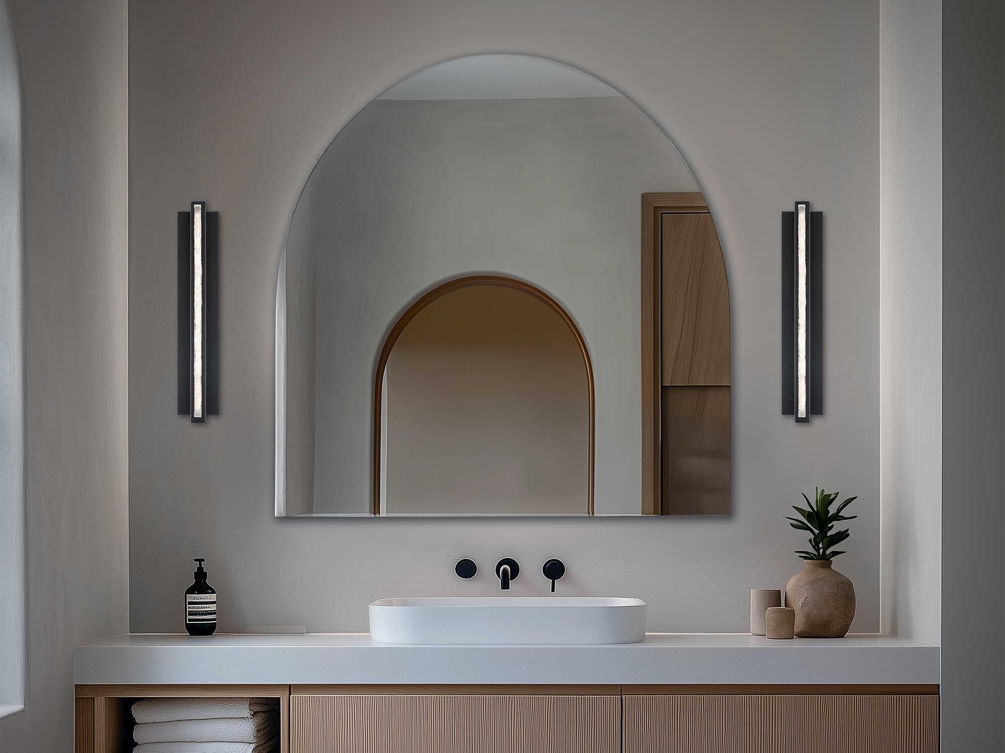 dweLED by WAC Lighting Skate 1-Light Black Vanity Light