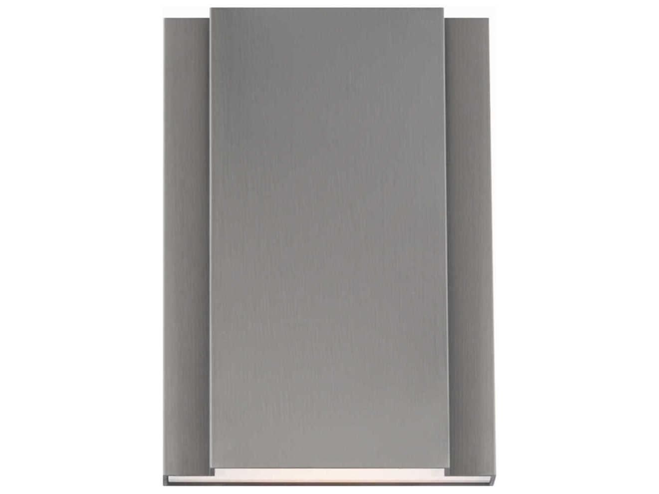 dweLED by WAC Lighting Layne 2-Light Black Glass LED Wall Sconce