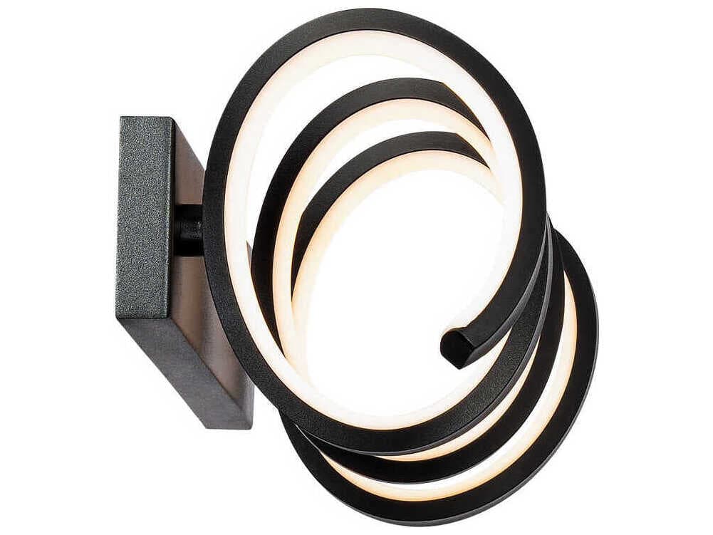 dweLED by WAC Lighting Marques 1-Light Black LED Vanity Light