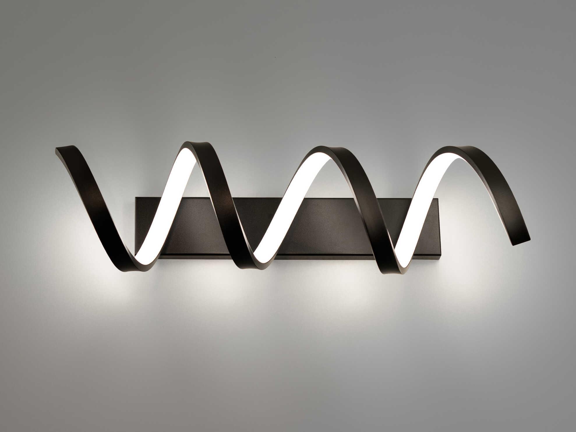 dweLED by WAC Lighting Marques 1-Light Black LED Vanity Light