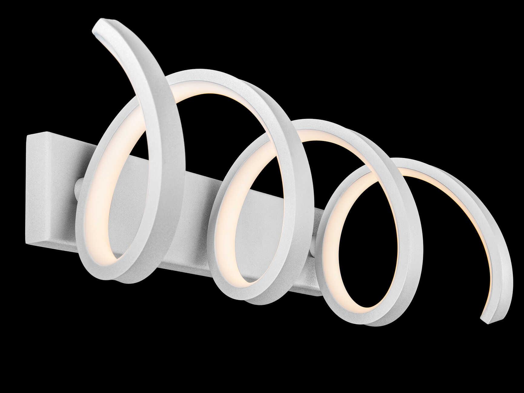 dweLED by WAC Lighting Marques 1-Light Titanium Silver LED Vanity Light