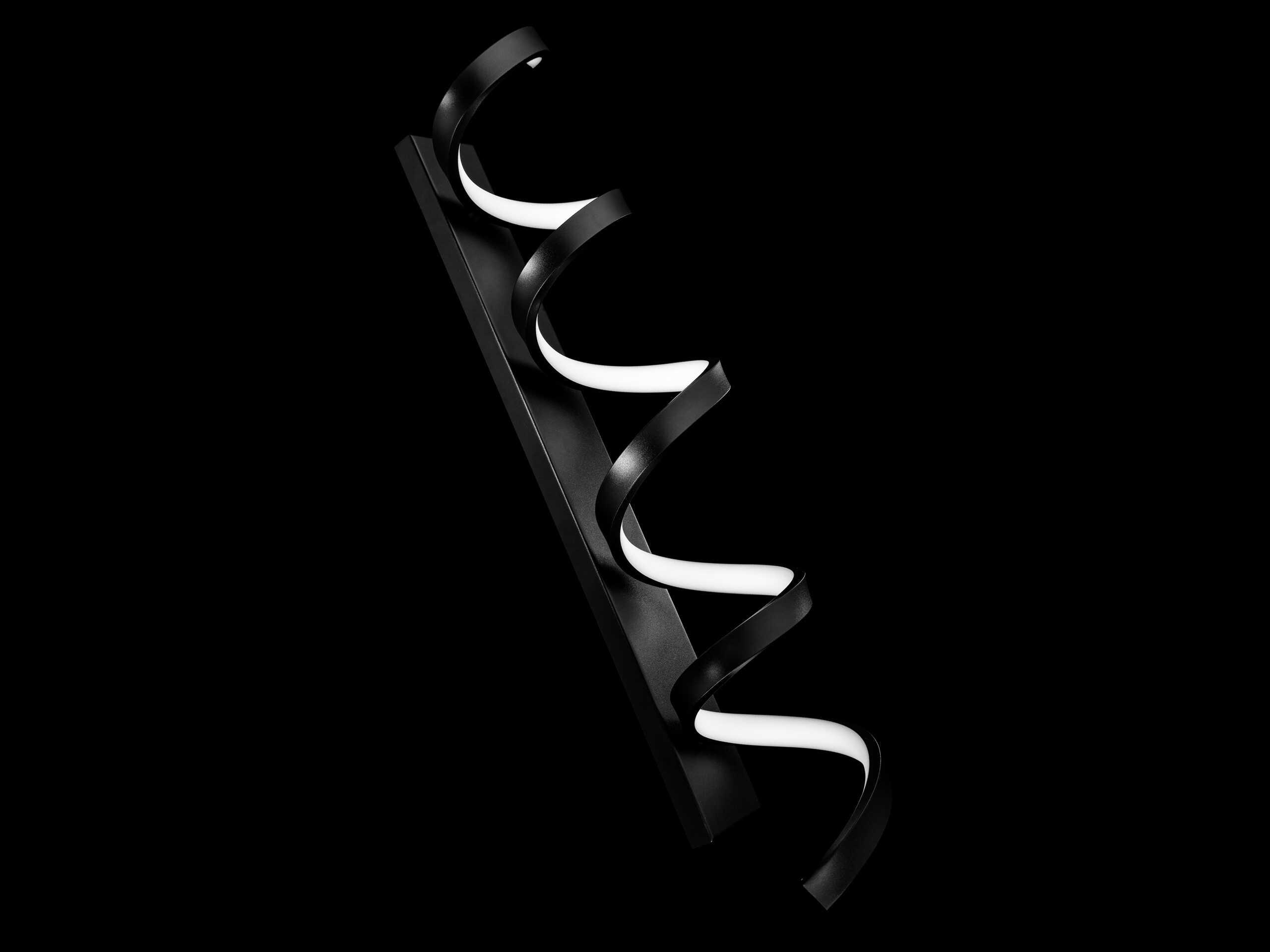 dweLED by WAC Lighting Marques 1-Light Black LED Vanity Light