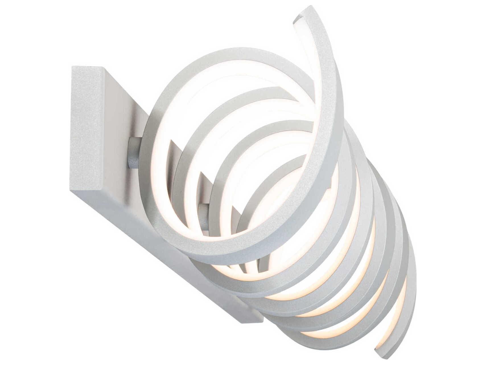 dweLED by WAC Lighting Marques 1-Light Titanium Silver LED Vanity Light