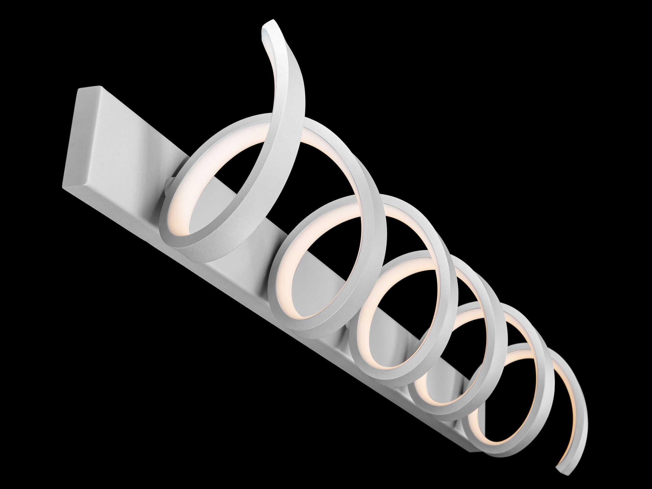 dweLED by WAC Lighting Marques 1-Light Titanium Silver LED Vanity Light