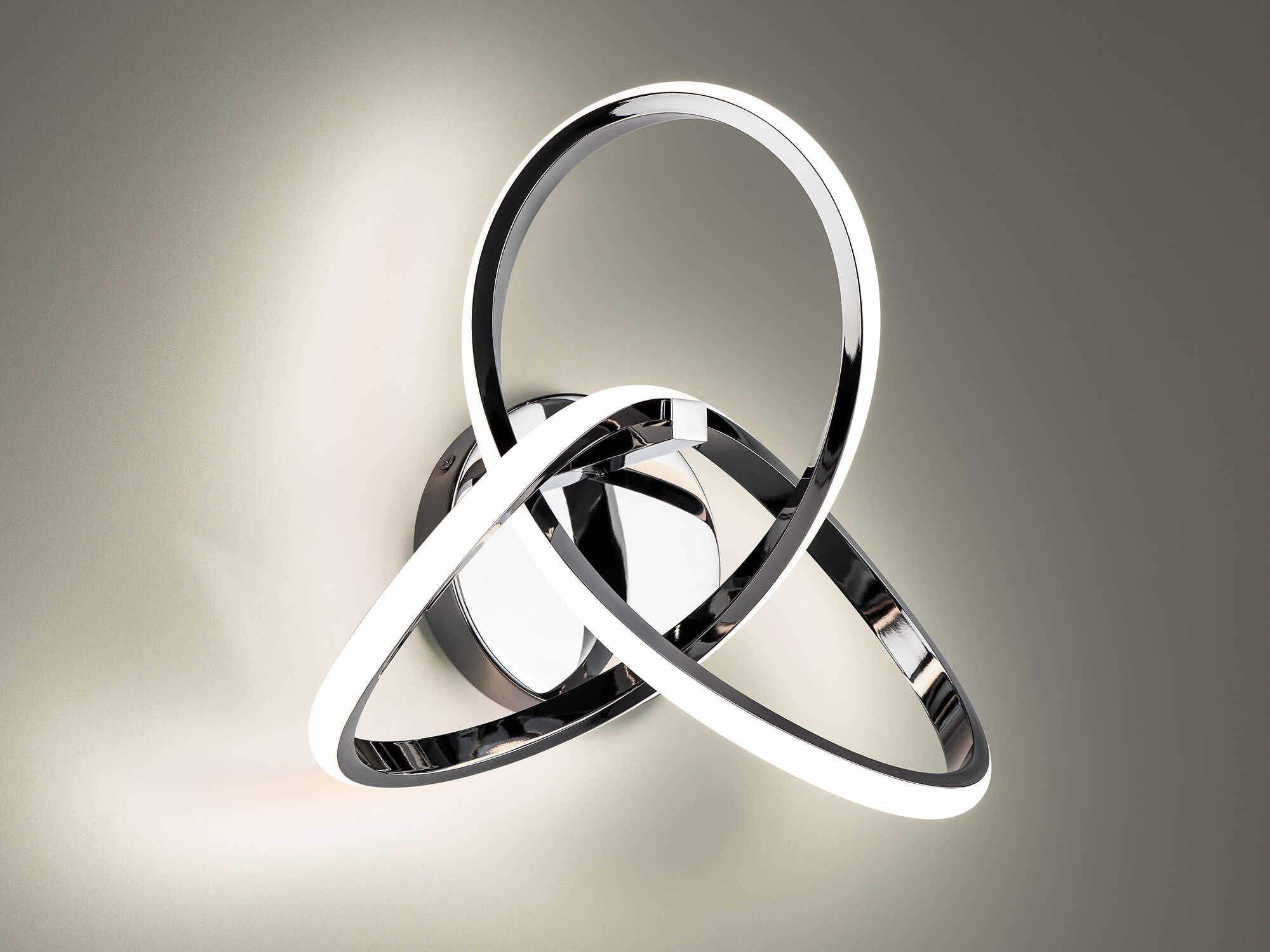 dweLED by WAC Lighting Vornado 1-Light Chrome Wall Sconce