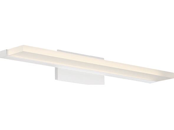 dweLED by WAC Lighting Level 1-Light Brushed Aluminum Gray LED Vanity Light