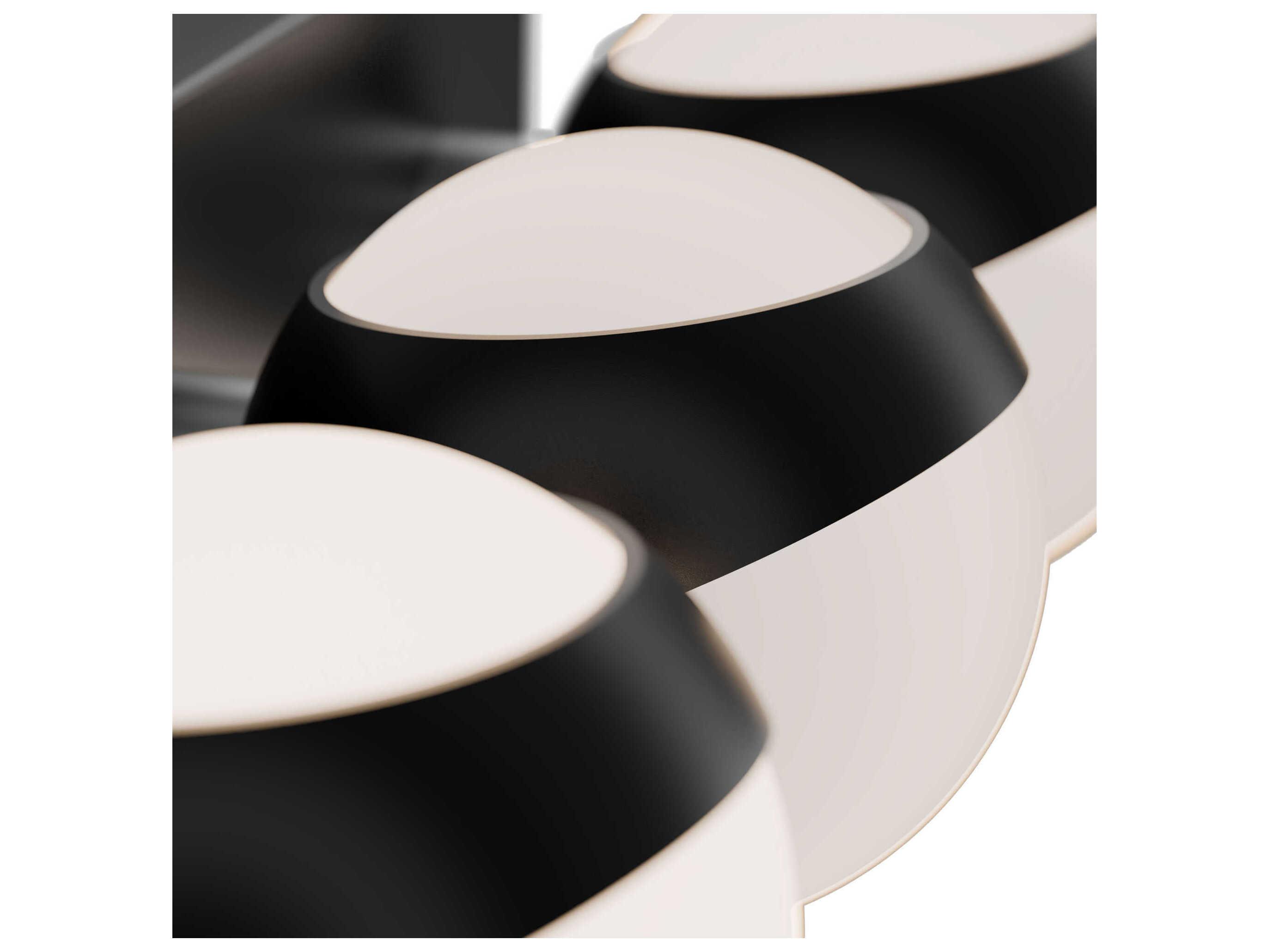 dweLED by WAC Lighting Tripoli 3-Light Black Vanity Light