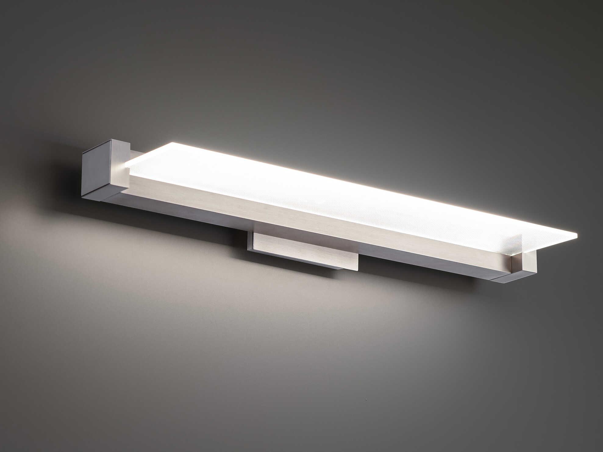 dweLED by WAC Lighting Spectre 1-Light Brushed Nickel LED Vanity Light