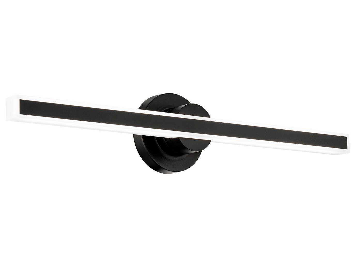 dweLED by WAC Lighting Bastone 1-Light Black Vanity Light