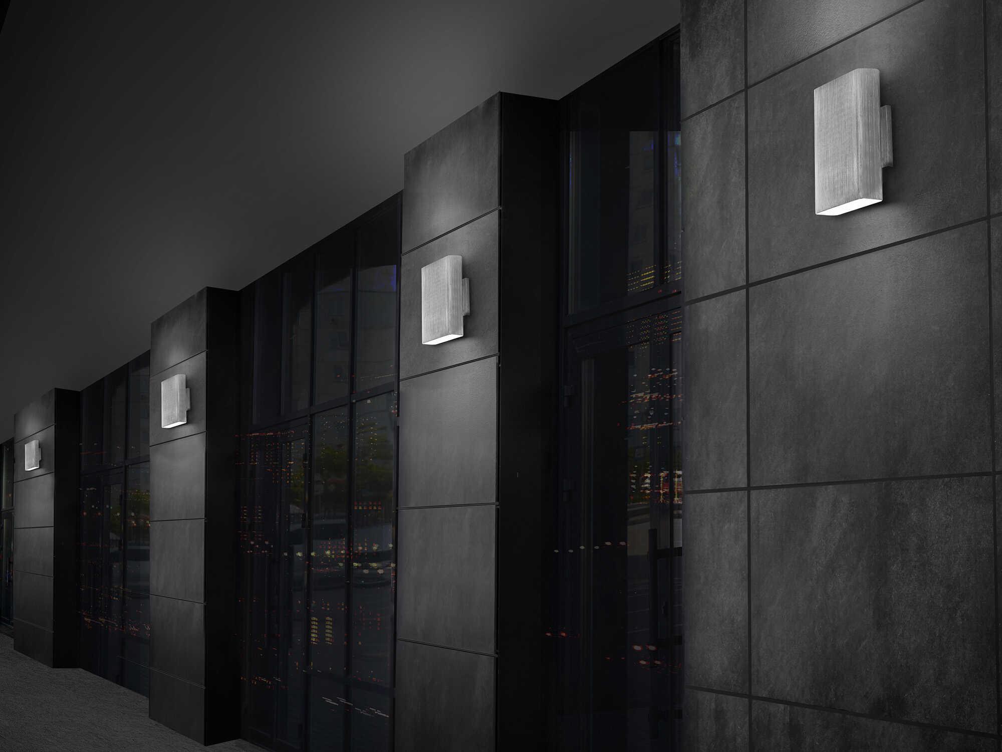 dweLED by WAC Lighting Edgey 2 - Light Outdoor Wall Light