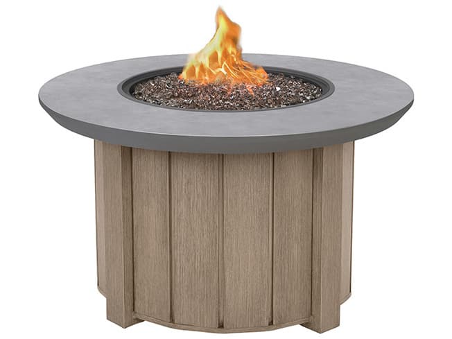 Ebel Bellino Aluminum Round Fire Pit Top with Lid