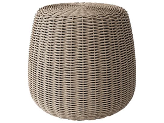 Ebel Cloud Woven Small Pouf