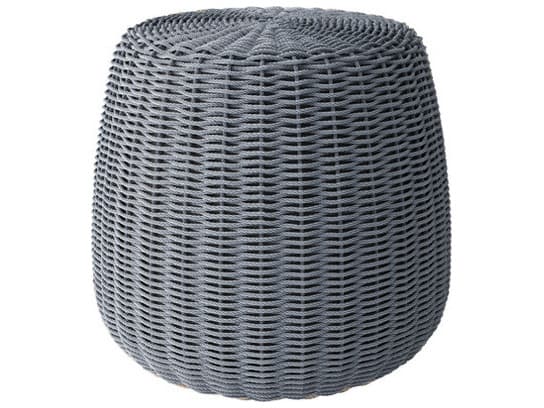 Ebel Cloud Woven Small Pouf