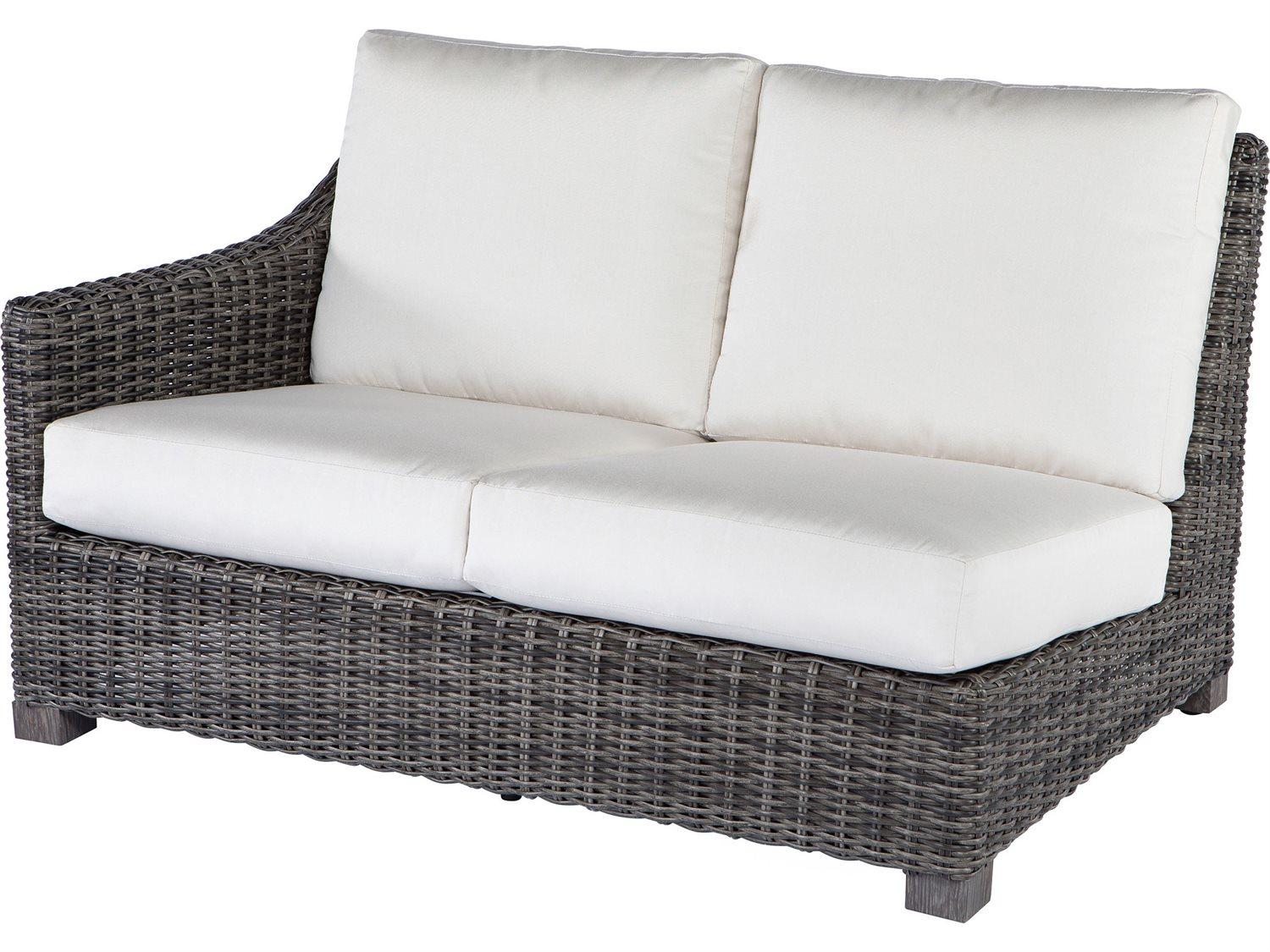 Ebel Avallon Wicker Right Arm Patio Loveseat