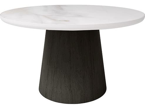Ebel Pompano Stone Round Dining Table Base