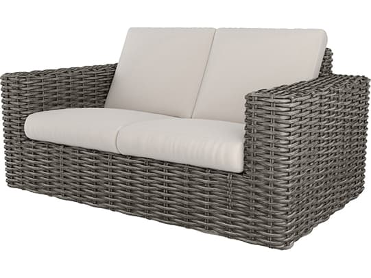 Ebel Mia Cushion Wicker Outdoor Loveseat