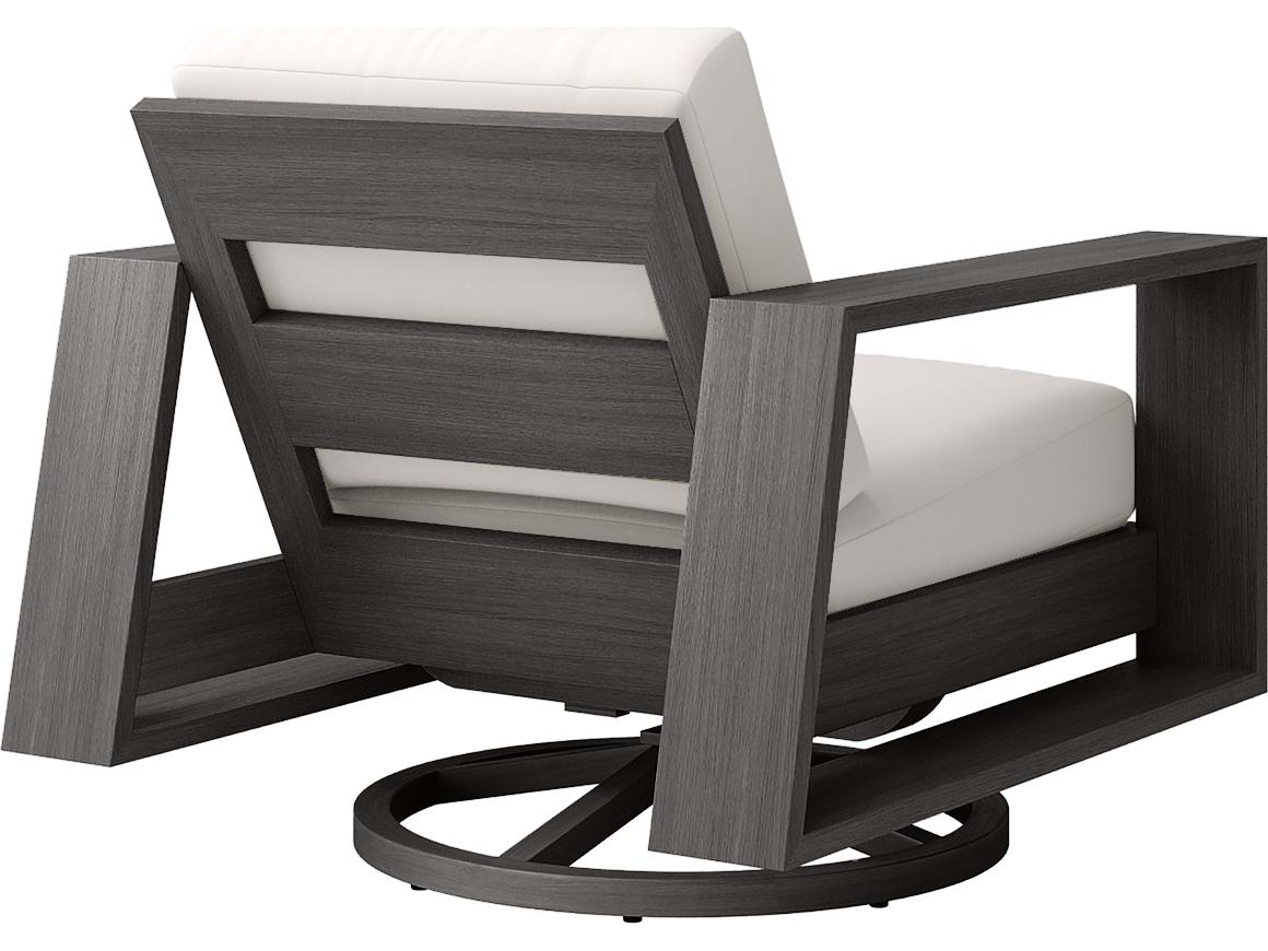 Ebel Novara Aluminum Swivel Rocker Outdoor Patio Lounge Chair