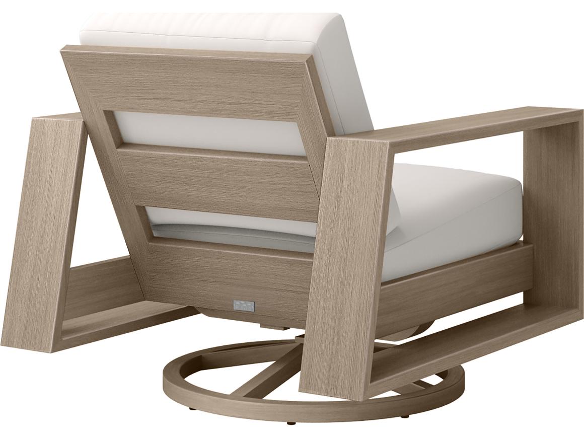 Ebel Novara Aluminum Swivel Rocker Outdoor Patio Lounge Chair