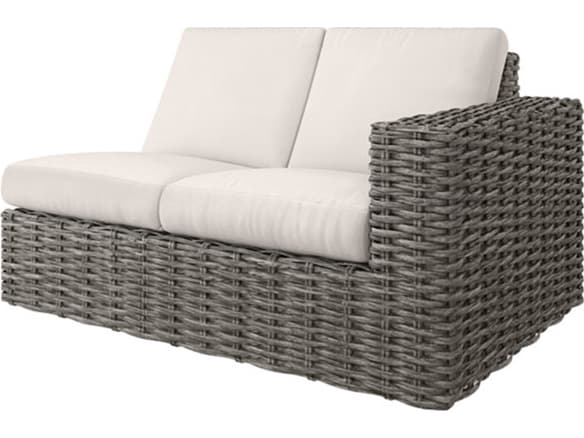 Ebel Mia Cushion Wicker Left Arm Loveseat