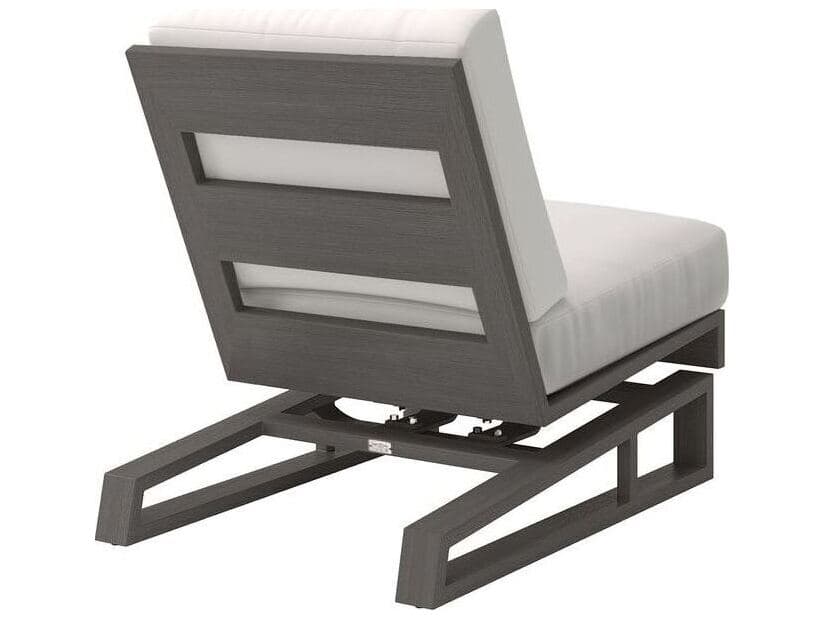 Ebel Novara Aluminum Patio Center Chair Rocking Section