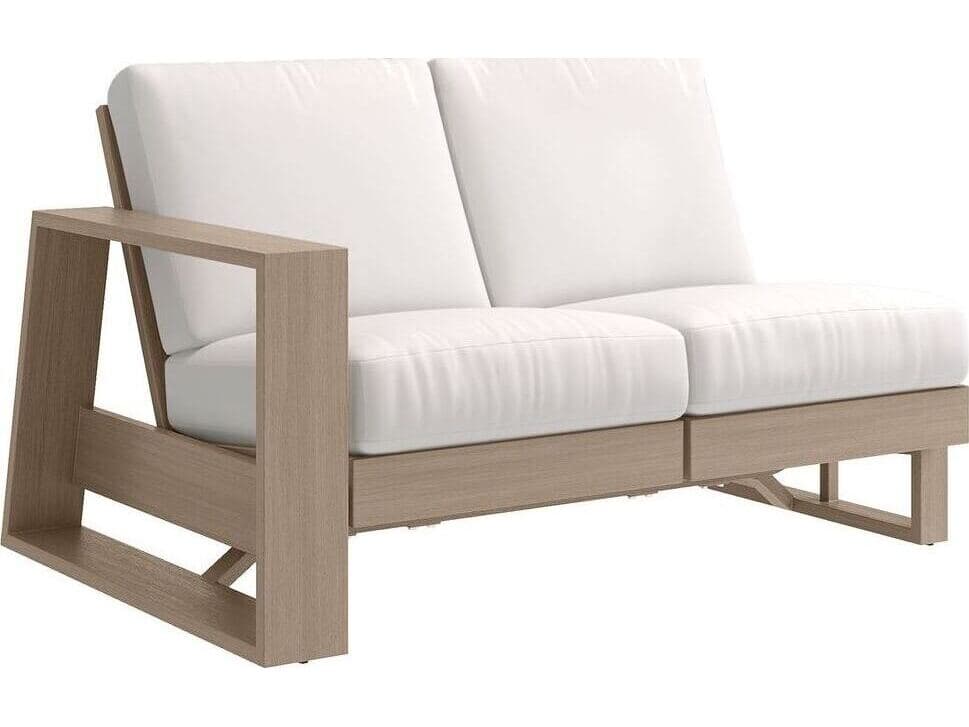 Ebel Novara Aluminum Patio Left Loveseat Rocking Section