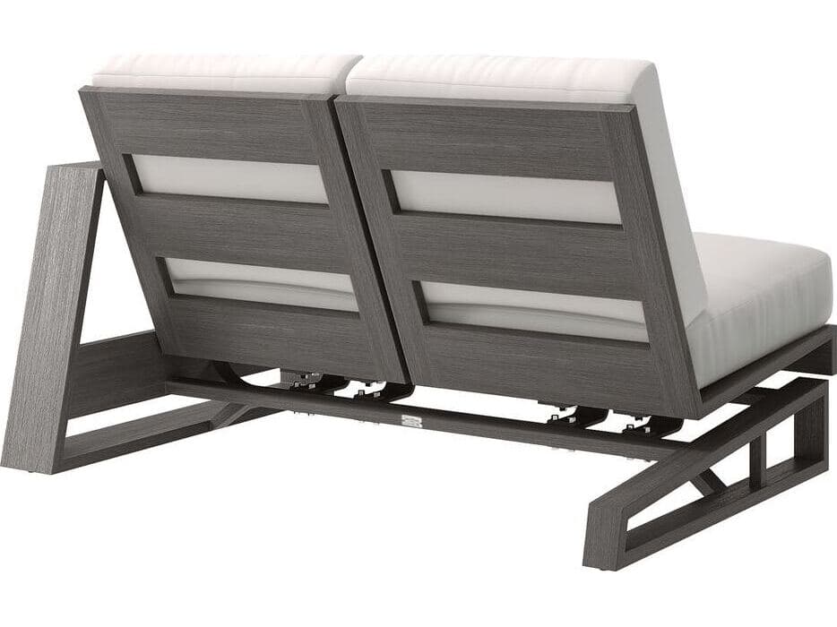 Ebel Novara Aluminum Patio Left Loveseat Rocking Section