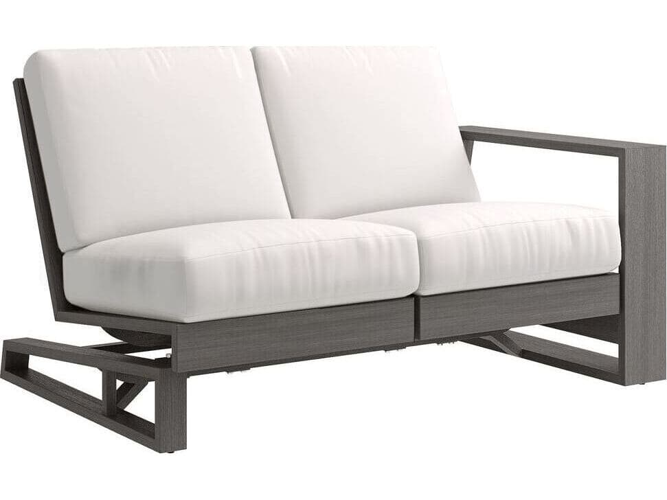 Ebel Novara Aluminum Patio Right Loveseat Rocking Section
