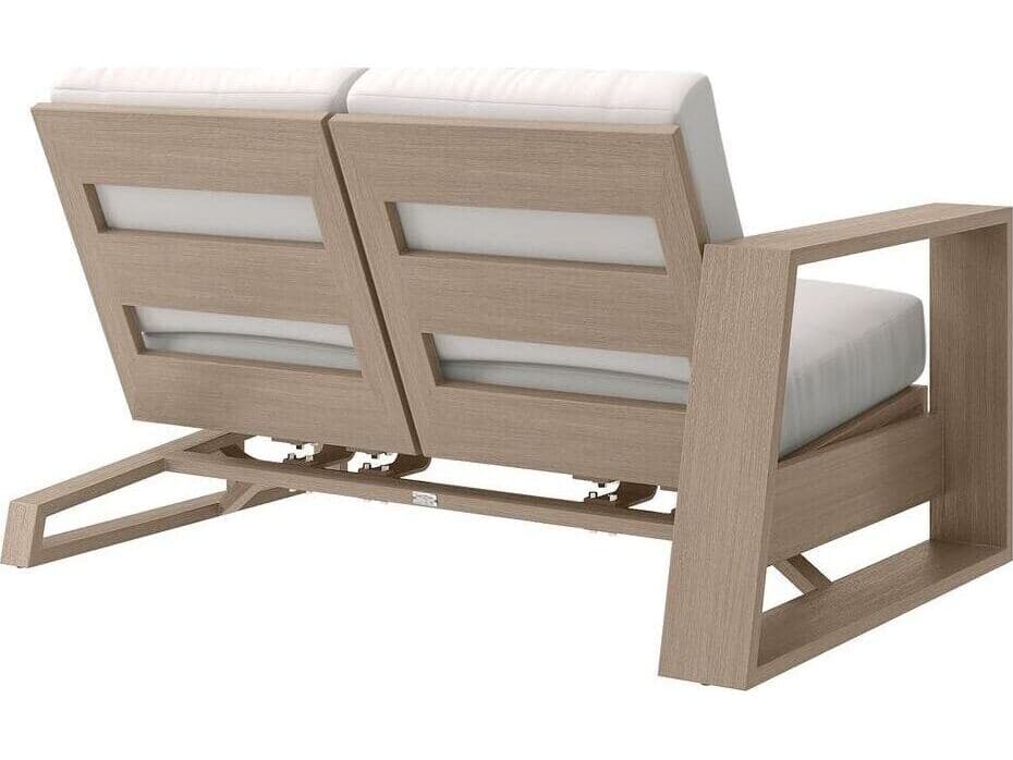 Ebel Novara Aluminum Patio Right Loveseat Rocking Section