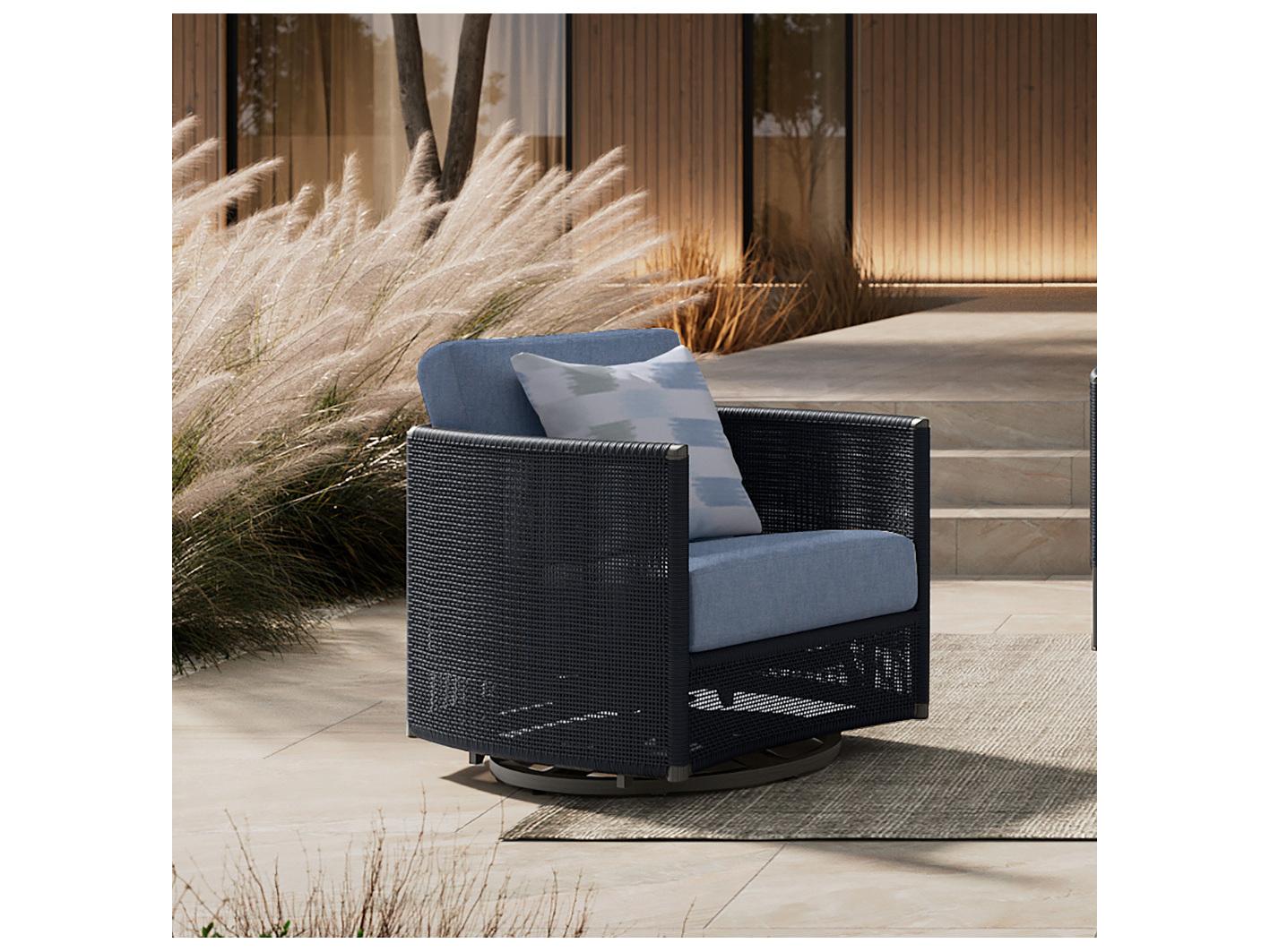 Ebel Orleans Aluminum Swivel Glider Patio Lounge Chair