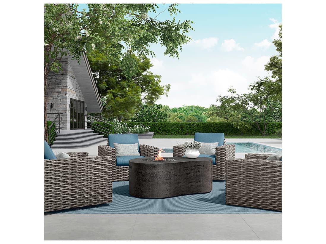 Ebel Tahoe Aluminum Fire Pit with Lid