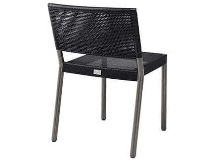 Ebel Orleans Aluminum Stackable Outdoor Patio Dining Side Chair