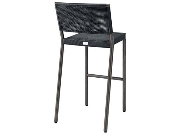 Ebel Orleans Aluminum Stackable Bar Height Armless Stool