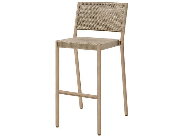 Ebel Orleans Aluminum Stackable Bar Height Armless Stool