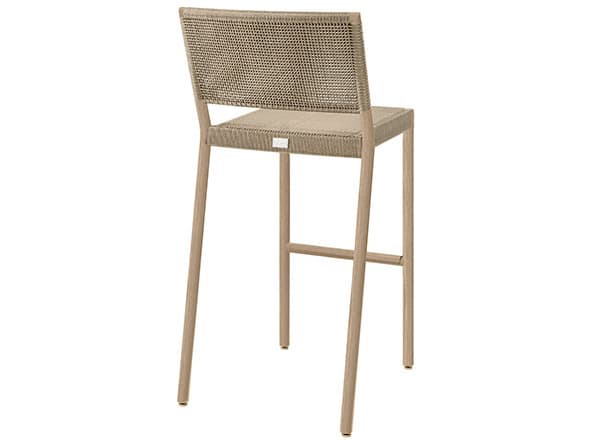 Ebel Orleans Aluminum Stackable Bar Height Armless Stool