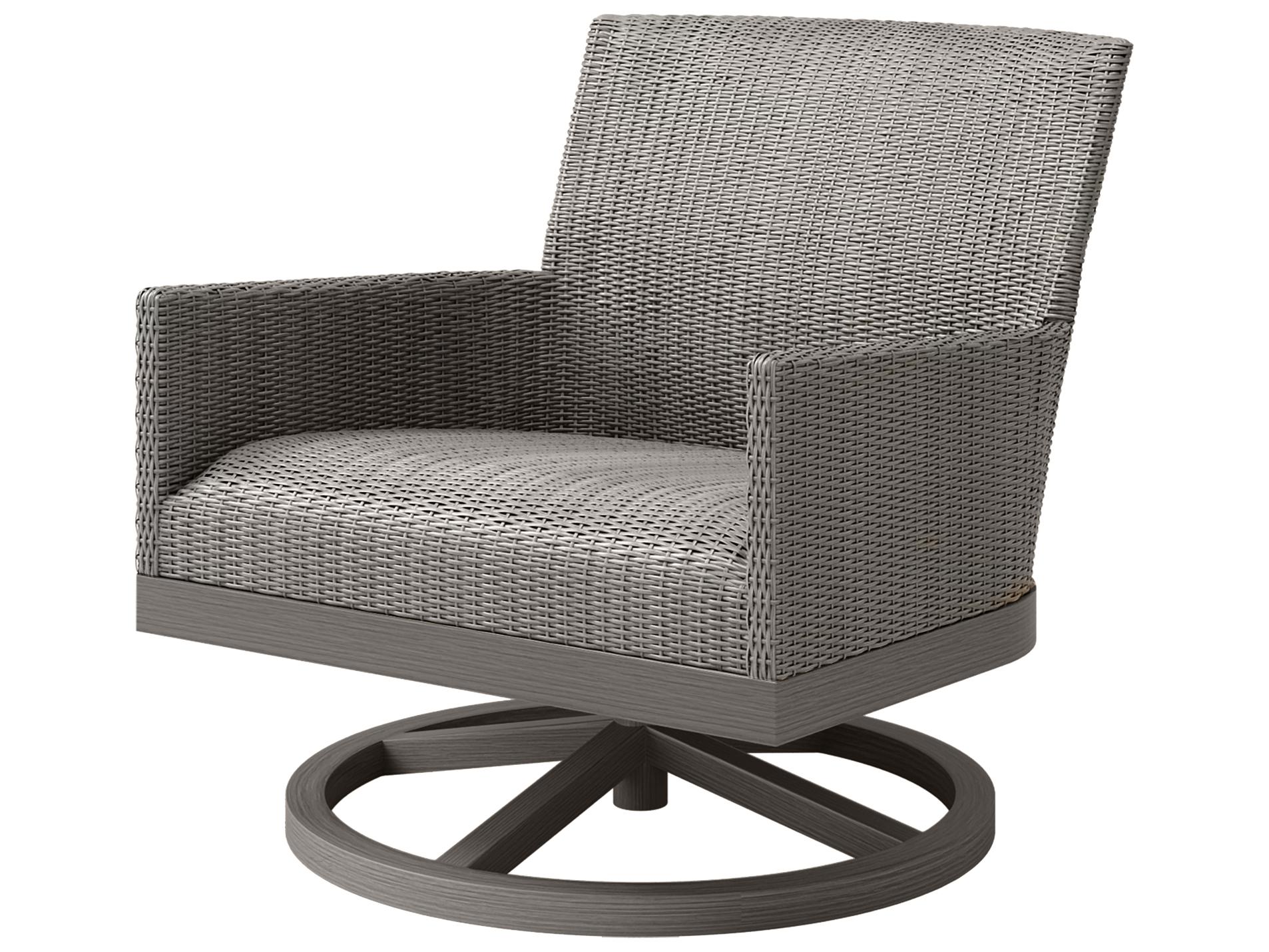 Ebel Siena Wicker Swivel Rocker Outdoor Patio Lounge Chair