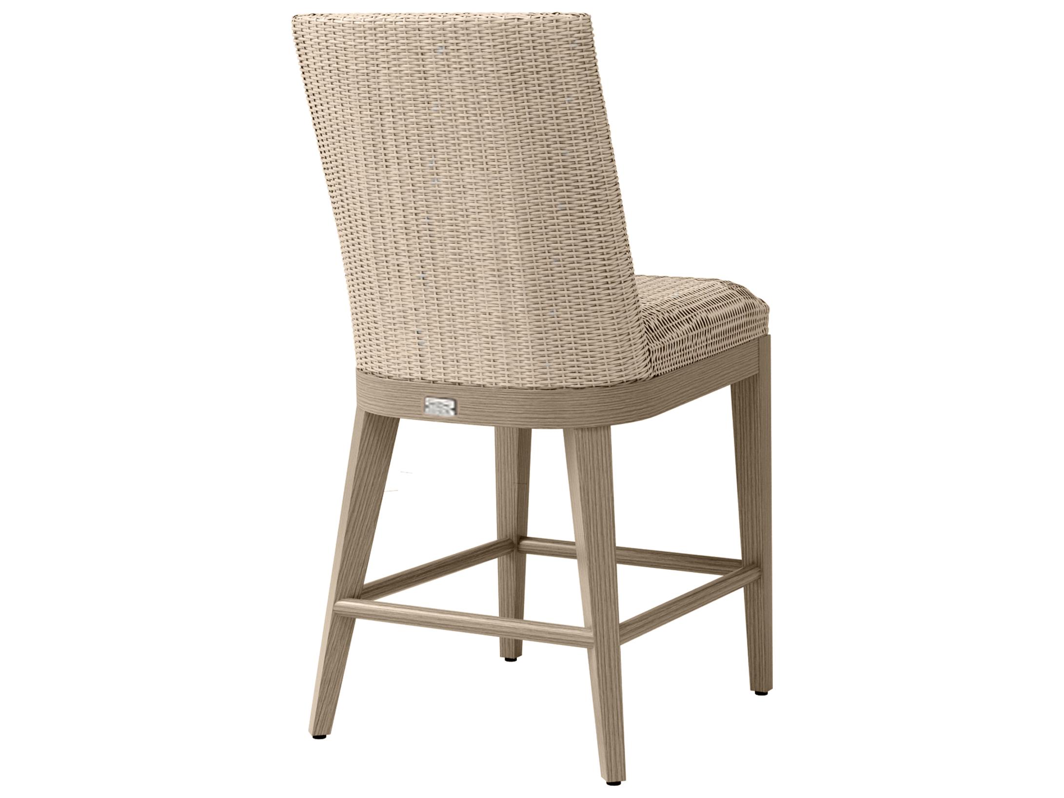 Ebel Siena Wicker Counter Height Armless Stool