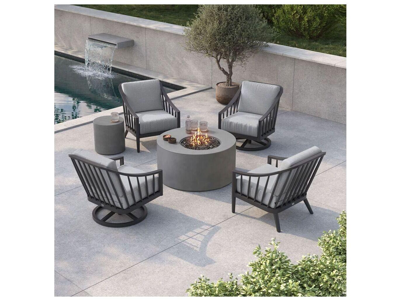 Ebel Palazzo Aluminum Patio Club Chair
