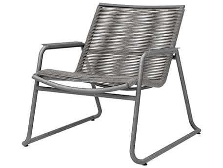 Ebel Cabana Aluminum Wicker Stackable Patio Lounge Chair