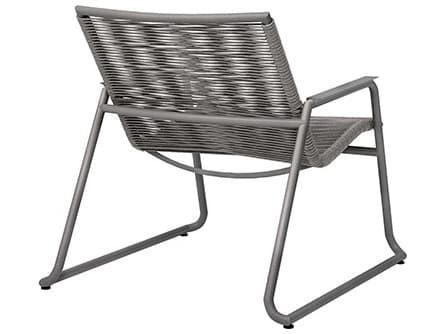 Ebel Cabana Aluminum Wicker Stackable Patio Lounge Chair